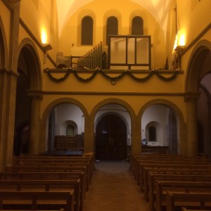 From a distance (you'll never see this view once it's finished!)