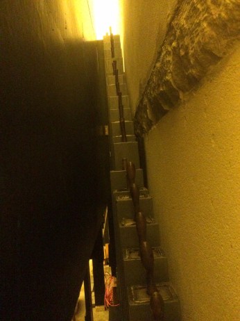 Soft 16' Bourdon pipes behind the Swellbox