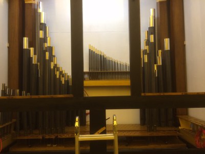 Celeste windchest and pipes