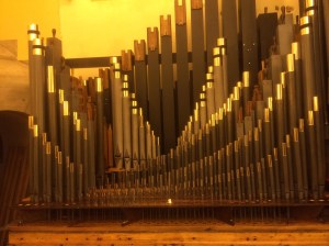 Most of the Great pipes are now installed